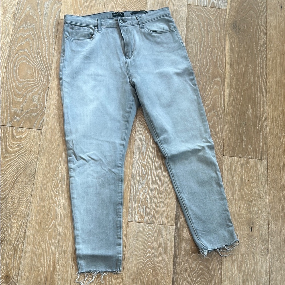 Banana Republic Gray High Rise Skinny Jean